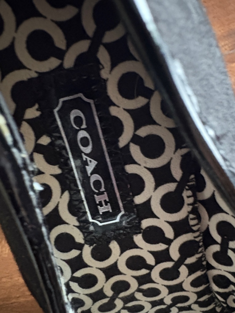 Coach Black and White Mary Jane Platform Pumps - Picture 3 of 9